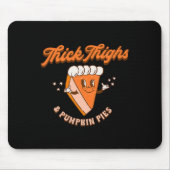 Tapis De Souris Épais cuisses et Citrouille tarte Automne automne  (Devant)