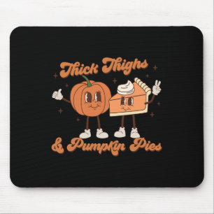 Tapis De Souris Épais cuisses et Citrouilles tartes Ba1