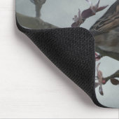 Tapis De Souris Épervier sur la photo de branche (Coin)