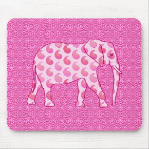 Tapis De Souris Ephène de mer - rose glacé et fuchsia