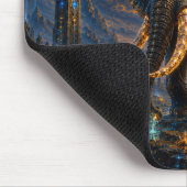 Tapis De Souris Epic Blue & Gold Celestial Elephant Mouse Pad (Coin)