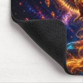 Tapis De Souris Epic Blue & Gold Celestial Phoenix Mouse Pad (Coin)