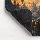 Tapis De Souris Epic Blue & Gold Celestial Tiger Mouse Pad (Coin)
