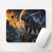 Tapis De Souris Epic Blue & Gold Celestial Tiger Mouse Pad (Avec souris)