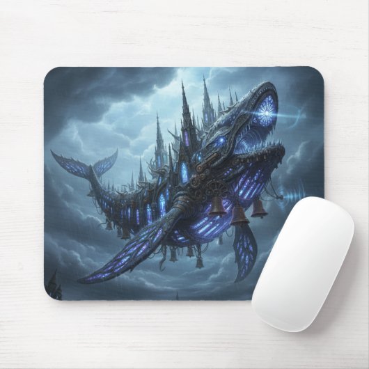 Tapis De Souris Epic Sky Leviathan Mousepad Un article d'art Steam (Avec souris)