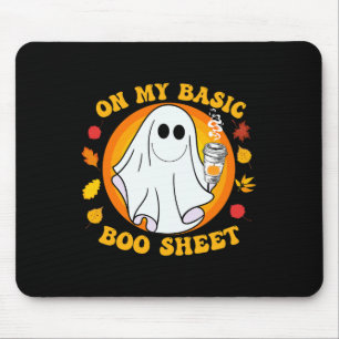 Tapis De Souris Épice citrouille Latte Automne Vibe Halloween amus