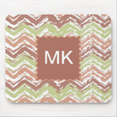 Tapis De Souris Épice de scribble Chevron ZigZag (Devant)