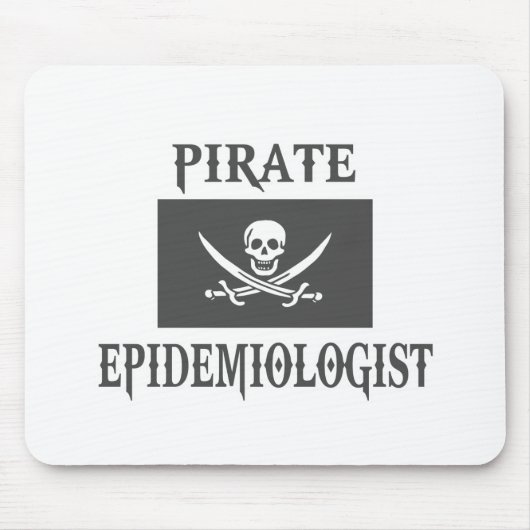 Tapis De Souris Épidémiologiste du pirate (Devant)