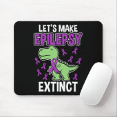 Tapis De Souris Epilepsie Extinct T-Rex Mois de sensibilisation à  (Avec souris)