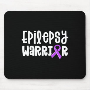 Tapis De Souris Epilepsie Guerrier Enfants Purple Ribbon Sensibili