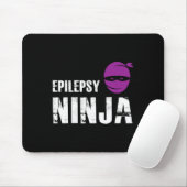 Tapis De Souris Epilepsie Ninja - Support Awareness Fighter (Avec souris)