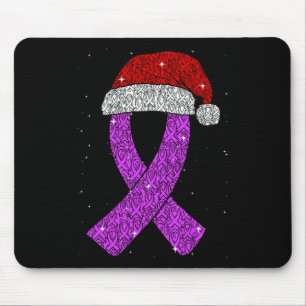 Tapis De Souris Epilepsie Noël Casquette Purple Sensibilisation Ri