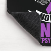 Tapis De Souris Epilepsie Ruban Mon héros est maintenant mon ange  (Coin)