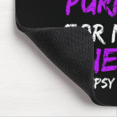 Tapis De Souris Epilepsie Sensibilisation Je Porte Du Violet Pour (Coin)