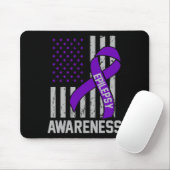 Tapis De Souris Epilepsy Awareness Epileptic Warrior Survivor 19  (Avec souris)