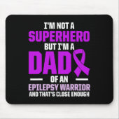 Tapis De Souris Epilepsy Awareness Epileptic Warrior Survivor 20 (Devant)