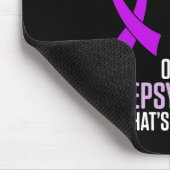 Tapis De Souris Epilepsy Awareness Epileptic Warrior Survivor 24  (Coin)