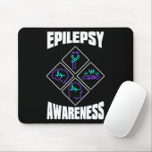 Tapis De Souris Epilepsy Awareness Specialize Epileptic Warrior Su (Avec souris)