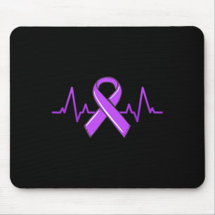 Tapis De Souris Epilepsy Heartbeat Tea Moms Purple Ribbon Lauréats