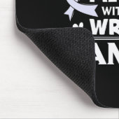 Tapis De Souris Épilepsy Poison Lavender Awareness Ribbon (Coin)