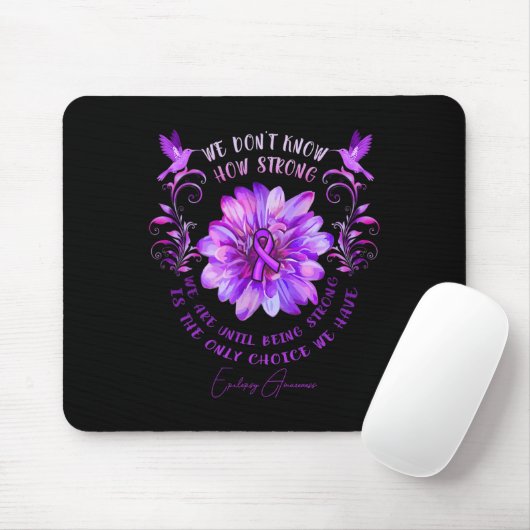 Tapis De Souris EPILEPSY SENSIBILISATION Flower Nous ne savons pas (Avec souris)