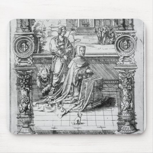 Tapis De Souris Épitaphe de Margaret de l'Autriche (Devant)