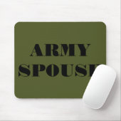 Tapis De Souris Épouse de l'armée de Mousepad (Avec souris)