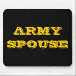 Tapis De Souris Épouse de l'armée de Mousepad<br><div class="desc">Épouse de l'armée de Mousepad</div>