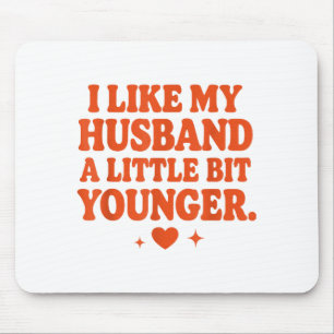 Tapis De Souris Épouse drôle mari j'aime un peu mon mari 