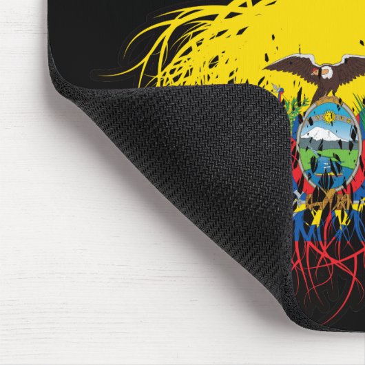 Tapis De Souris Equateur Drapeau canadien équatorien des racines d (Coin)