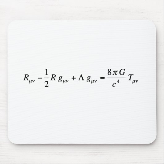 Tapis De Souris équation de champ Einstein de la relativité généra (Devant)
