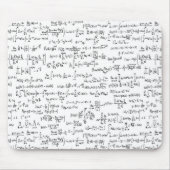 Tapis De Souris Équations //de maths écrites par main (Devant)