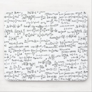 Tapis De Souris Équations //de maths écrites par main