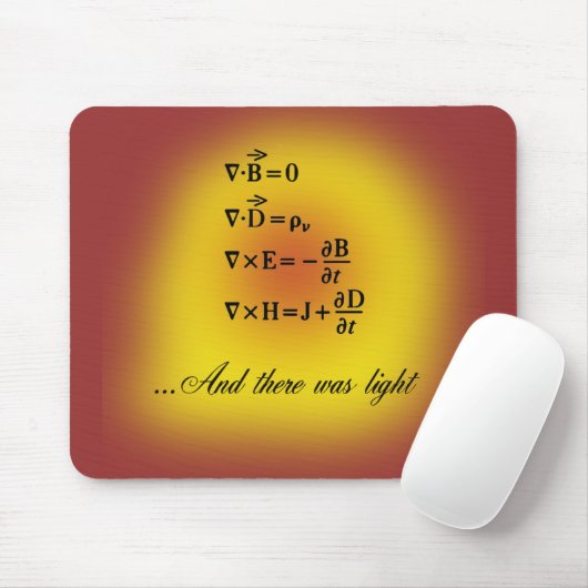Tapis De Souris Équations de Maxwell (Avec souris)