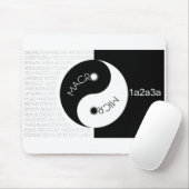 Tapis De Souris Équilibre micro-macro 1a2a3a Mousepad (Avec souris)