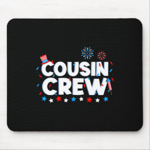 Tapis De Souris Équipage 4 juillet Patriotic American Family Match