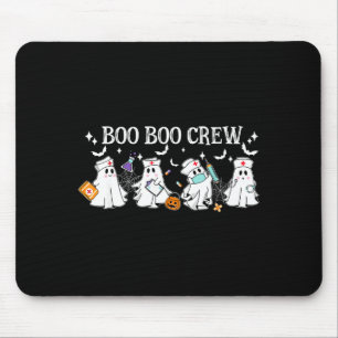 Tapis De Souris Équipage Boo Boo Infirmière Halloween Infirmière D