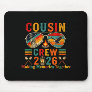 Tapis De Souris Équipage de cousins 2026 créant des souvenirs fami