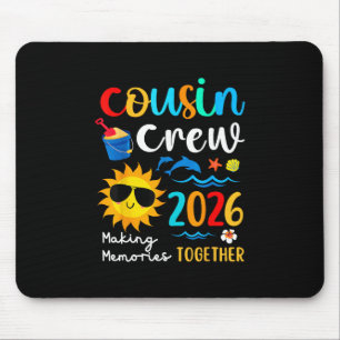 Tapis De Souris Équipage de cousins 2026 Création de souvenirs Vac