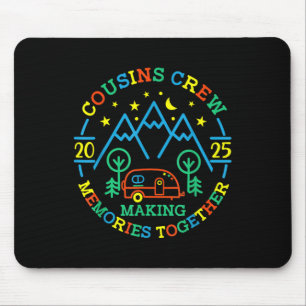 Tapis De Souris Équipage de cousins créant des souvenirs 2025 Réun