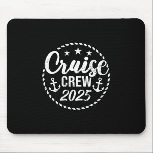 Tapis De Souris Équipage de croisière 2025 Groupe de voyage de vac