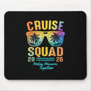 Tapis De Souris Équipage de croisière 2026 Croisière de vacances e