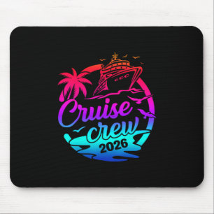 Tapis De Souris Équipage de croisière 2026 Voyage de vacances d'ét