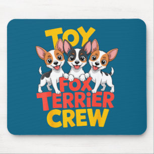 Tapis De Souris Équipage de terrier de renard jouet dessin animé p