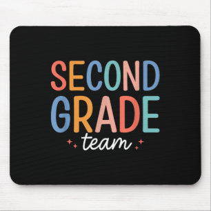 Tapis De Souris Équipe 2e année 2e année Enseignant Squad Retour à