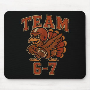 Tapis De Souris Équipe 67 Football de Thanksgiving Garçons Enfants