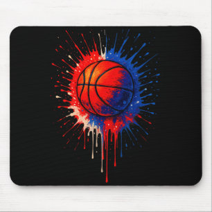 Tapis De Souris Équipe américaine de basket-ball Splash Ball pour