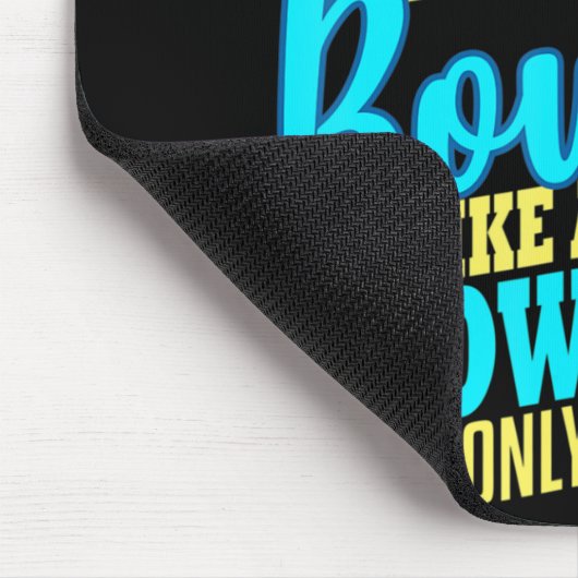 Tapis De Souris Équipe Bowling Gauche Handler Fun (Coin)