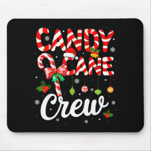 Tapis De Souris Équipe Canne à Sucre Drôle de Noël Famille Hommes
