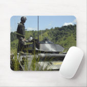 Tapis De Souris Équipe d'atterrissage du bataillon maritime des Ph (Avec souris)